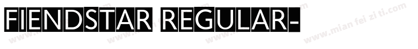 Fiendstar Regular字体转换